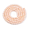 Electroplate Opaque Solid Color Glass Beads Strands LS-EGLA-A044-P4mm-L05-3