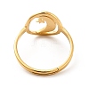 Ion Plating(IP) 201 Stainless Steel Moon & Star Adjustable Ring for Women RJEW-F131-07G-3