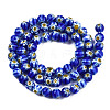 Round Millefiori Glass Beads Strands X1-LK-P001-34-2