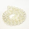 Electroplate Glass Beads Strands EGLA-J015-10mm-04-2