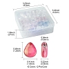8 Colors Transparent Spray Painted Glass Beads GLAA-FS0001-85-4