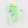 Scrapbook Embellishments Flatback Cute Dolphin Plastic Resin Cabochons CRES-Q130-M-2