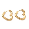 304 Stainless Steel Hoop Earrings SA-CBA46AF-26G-03-4