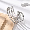 304 Stainless Steel Cuff Bangles BJEW-B108-10P-3