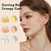 30Pcs 3 Colors Brass Ear Nuts KK-ME0003-62-5
