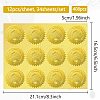 34 Sheets Teacher Self Adhesive Gold Foil Embossed Stickers DIY-WH0509-039-2