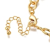 Brass Cable Chain Charm Bracelets BJEW-L696-005G-3