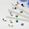 12Pcs 304 Stainless Steel Cuff Earrings EJEW-HS0001-28RC-5