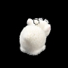 Flocky Opaque Resin Pendants RE-CBAC51B-06P-3