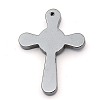 Non-magnetic Synthetic Hematite Crucifix Cross Pendants G-M013-16-2