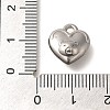 Anti-Tarnish 304 Stainless Steel Charms STAS-I321-62P-3