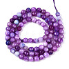 Dyed Natural White Jade Beads Strands X-G-T139-4mm-60-11-2