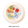 Flower Theme Paper Cabochons MRMJ-Q118-012-38-2