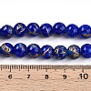Baking Paint Glass Beads Strands DGLA-N010-8mm-05-4