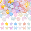  140Pcs 14 Styles Acrylic Resin Beads OACR-TA0001-28-9