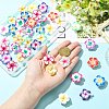 40Pcs 10 Colors Handmade Polymer Clay Beads CLAY-CJ0002-13-4