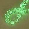 Handmade Luminous Transparent Lampwork Beads Strands LAMP-T017-04A-4