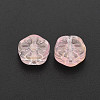 Two Tone Transparent Spray Painted Glass Beads GLAA-T022-23-C03-2