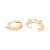 Brass Huggie Hoop Earring Findings KK-A158-02G-3