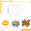 Transparent Plastic PVC Box Gift Packaging CON-WH0106-05-2