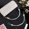 2Pcs Glass Rhinestone Rubber Cord Bag Handles FIND-PH0059-68C-4