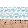 Baking Paint Transparent Glass Beads Strands DGLA-N011-10mm-05-4