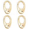 4Pcs Brass Spring Gate Rings KK-HS0001-91G-1