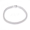 304 Stainless Steel Curb Chain Bracelets BJEW-P235-13P-1
