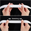 Imitation Nylon Flat Elastic Non-slip Band OCOR-WH0089-02A-02-3