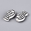 Handmade Porcelain Ceramic Beads PORC-Q005-05-3