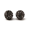 Polymer Clay Rhinestone Beads RB-C1438-10mm-A12-2