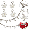 2Pcs 2 Styles Alloy Shoe Decoration Chain AJEW-GF0011-22-7