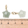 Natural Green Aventurine Pendants GG-CBAE2A3-02G-01-3