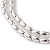 Electroplate Beads Strands X-EGLA-H104-02J-3