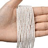 Eco-Friendly Dyed Glass Pearl Round Beads Strands HY-A002-3mm-RB001-4