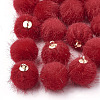 Faux Mink Fur Covered Pendants WOVE-S115-01D-2