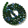 Electroplate Transparent Glass Beads Strands LS-EGLA-A035-T10mm-L10-2