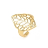 Brass Adjustable Cuff Rings RJEW-C139-16B-G-4
