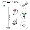 DIY Beaded Garden Stakes Making Kit DIY-FH0010-86B-2