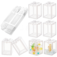 Transparent PVC Candy Treat Gift Box CON-WH0085-58B