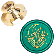 Wax Seal Brass Stamp Head AJEW-WH0209-709