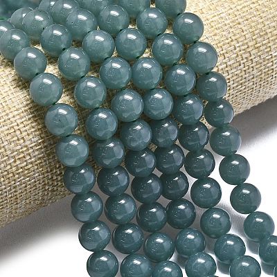 Natural Malaysia Jade Beads Strands G-L645-C01-14mm-04-1