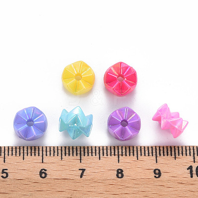 Opaque Acrylic Beads TACR-S153-38I-1