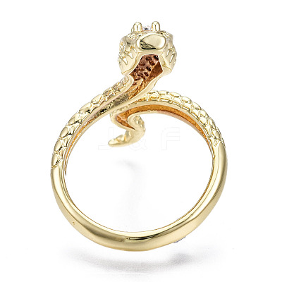 Snake Cuff Ring for Girl Women RJEW-N035-047-NF-1