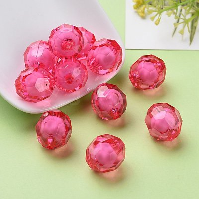 Transparent Acrylic Beads TACR-S113-20mm-18-1