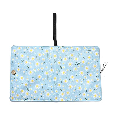 (Defective Closeout Sale: Centerline Asymmetry)Polyester Multilayer Book Cover AJEW-XCP0002-78F-1
