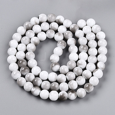 Baking Paint Glass Beads Strands DGLA-N013-10mm-01-1