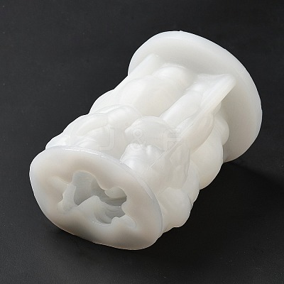 Embossed Pillar DIY Candle Silicone Molds LS-CAND-B001-05-1