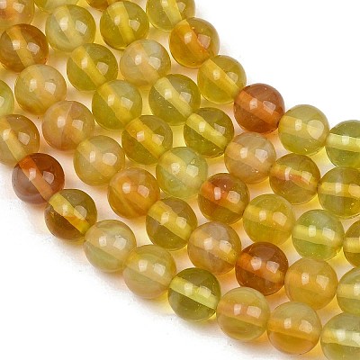 Handmade Lampwork Beads Strand LAMP-B056-8mm-07-1