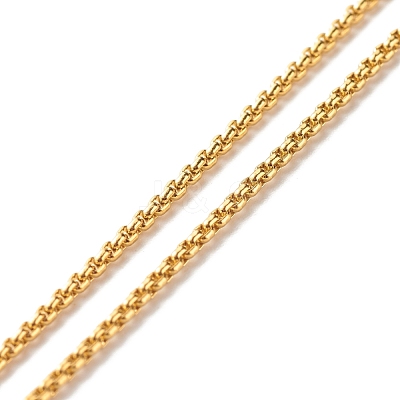 Round Beads Lariat Necklace for Girl Women NJEW-JN03709-1